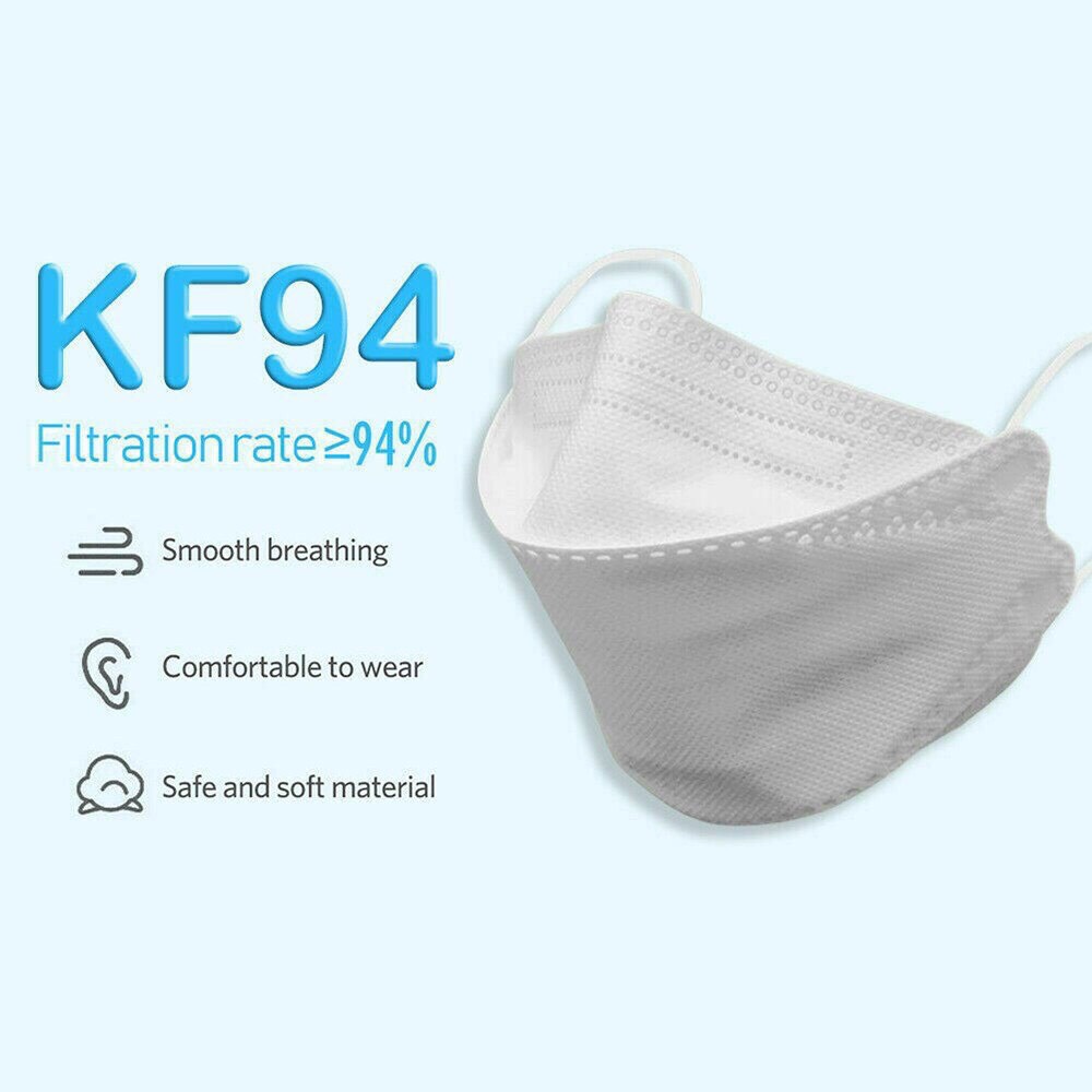 Túi 10 chiếc Khẩu trang K94 - Khẩu trang cá 4 lớp ôm sát mặt, Form Hàn Quốc mới, chống bụi và vi khuẩn, tia uv