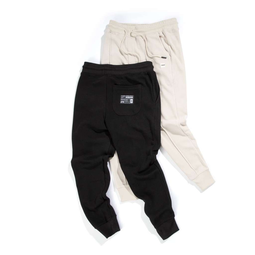 Quần Jogger Nam Jeep Basic Trơn Đính Logo Cực Tinh Tế Năng Động Chất Vải Cotton Pique Thoải Mái Khô Thoáng - FAPAS