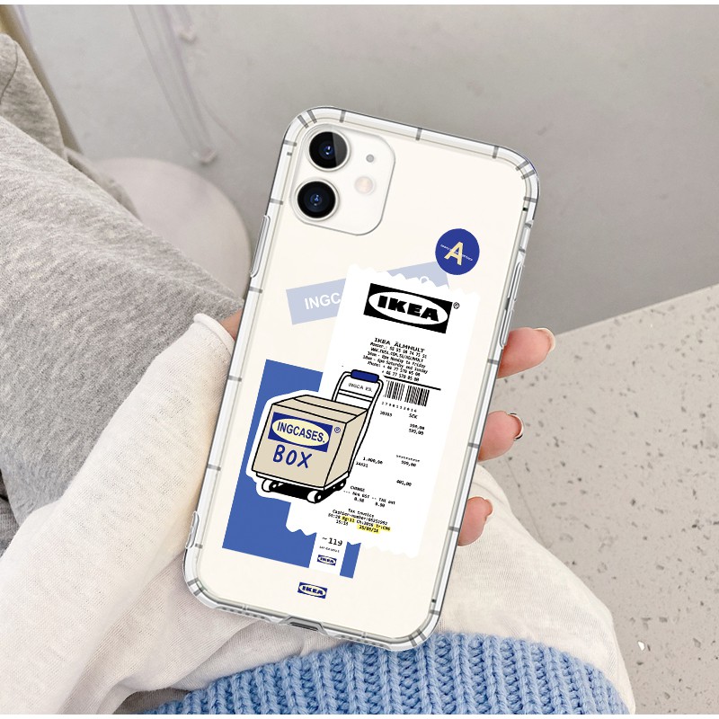Ốp Điện Thoại tpu Mềm Họa Tiết ikea Sáng Tạo Cho iphone 12 mini 13 pro max xr x 11 14 pro xs max 6s 7 8 plus se2