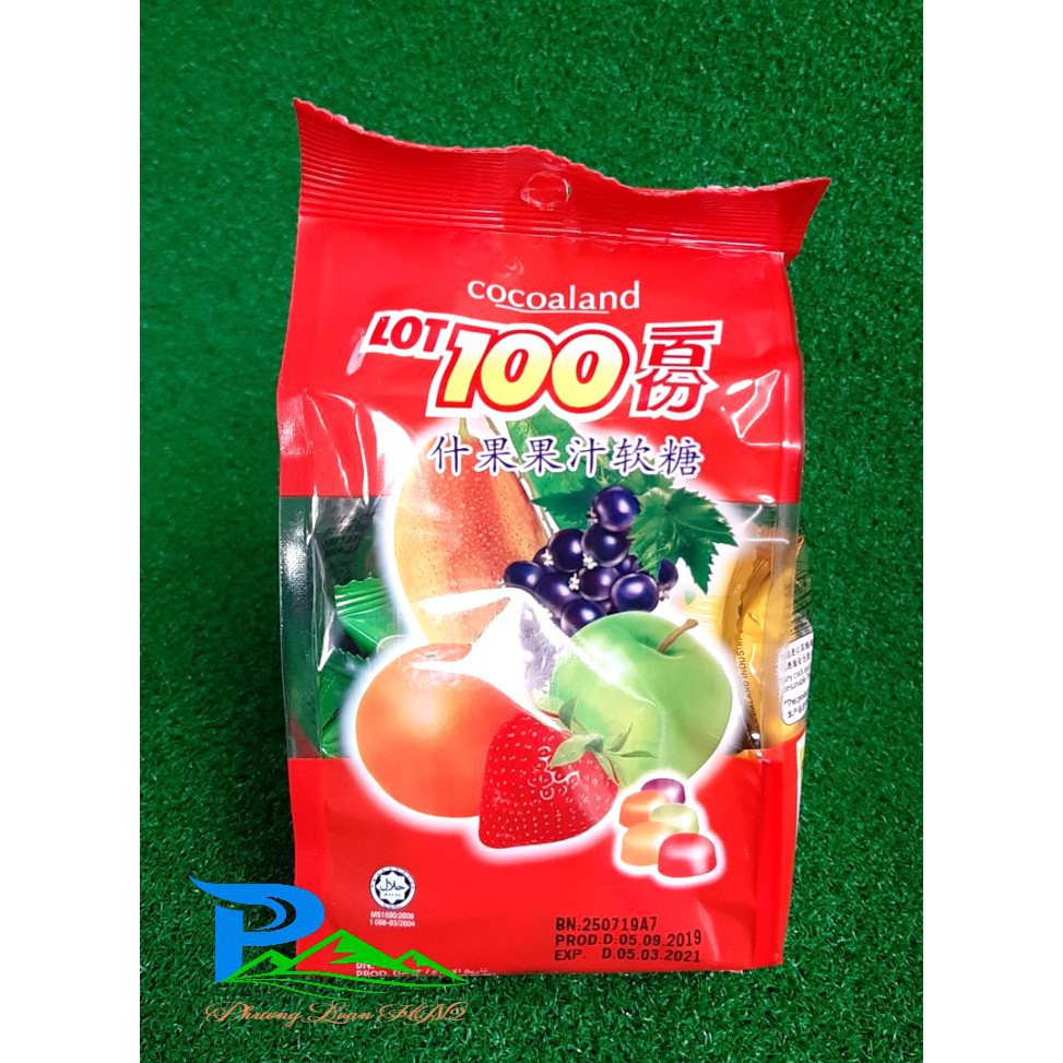 GIẢM GIÁ SỐC Kẹo LOT 100 trái cây tổng hợp - Gói 150g