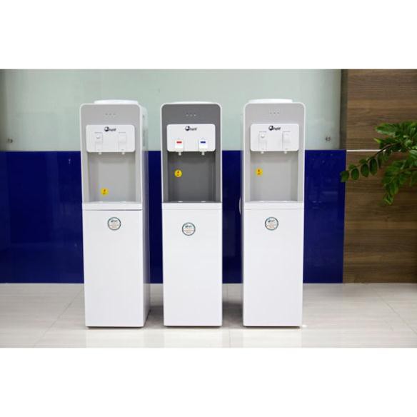 Cây nước nóng lạnh cao cấp Fujie WD1850E, bình lọc máy lọc nước nóng lạnh mini uống an toàn công nghệ Nhật Bản