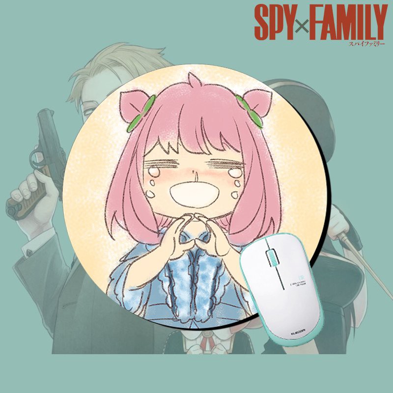 ( TRÒN ) Miếng di chuột in hình SPYxFAMILY GIA ĐÌNH ĐIỆP VIÊN anime chibi nhiều mẫu miếng kê chuột miếng lót chuột