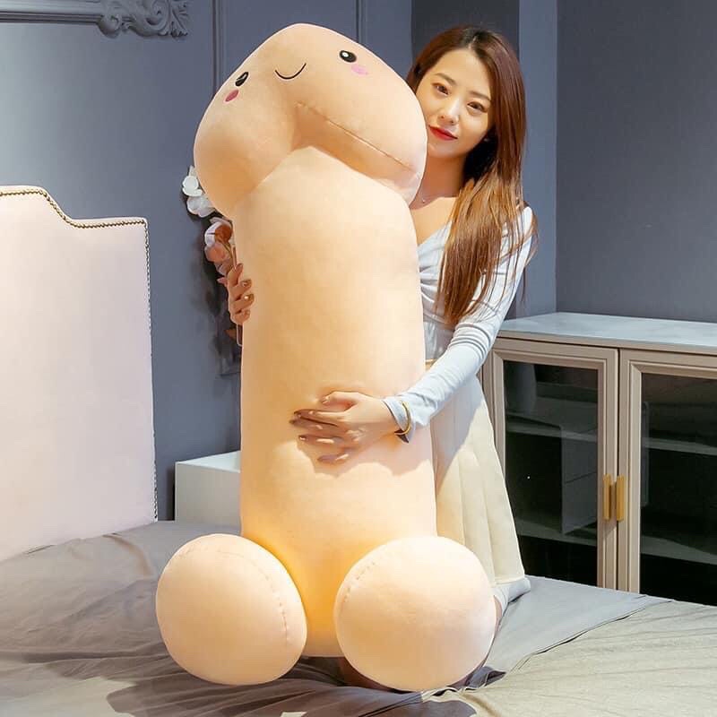 Gấu bông Con Ciu, KiuKiu size 1M2 siêu to siêu dài, 100℅ gòn mềm mịn