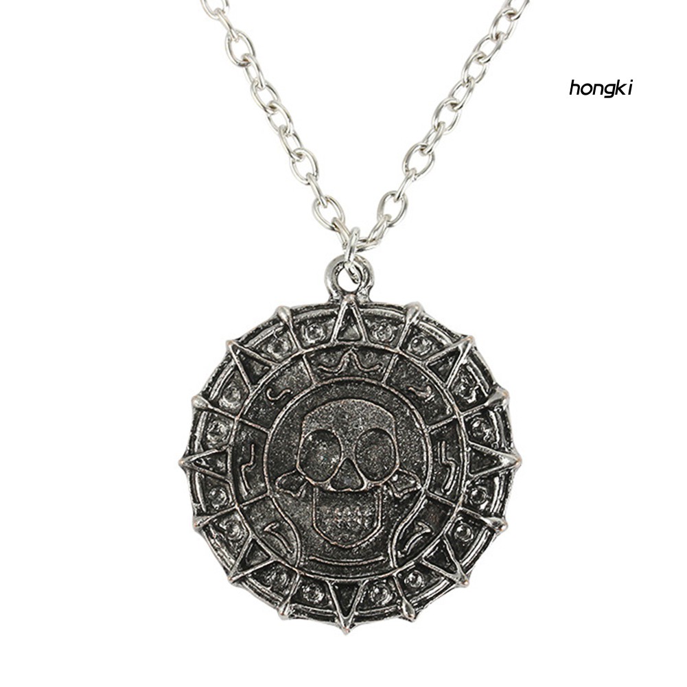 vòng cổ Mặt Hình Đầu Lâu Cướp Biển Thời Trang Dành Cho Nam