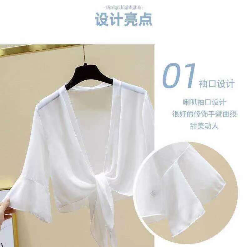 Áo Sơ Mi Chiffon Tay Ngắn Chống Nắng Thời Trang Mùa Hè Dành Cho Nữ 2021 | BigBuy360 - bigbuy360.vn