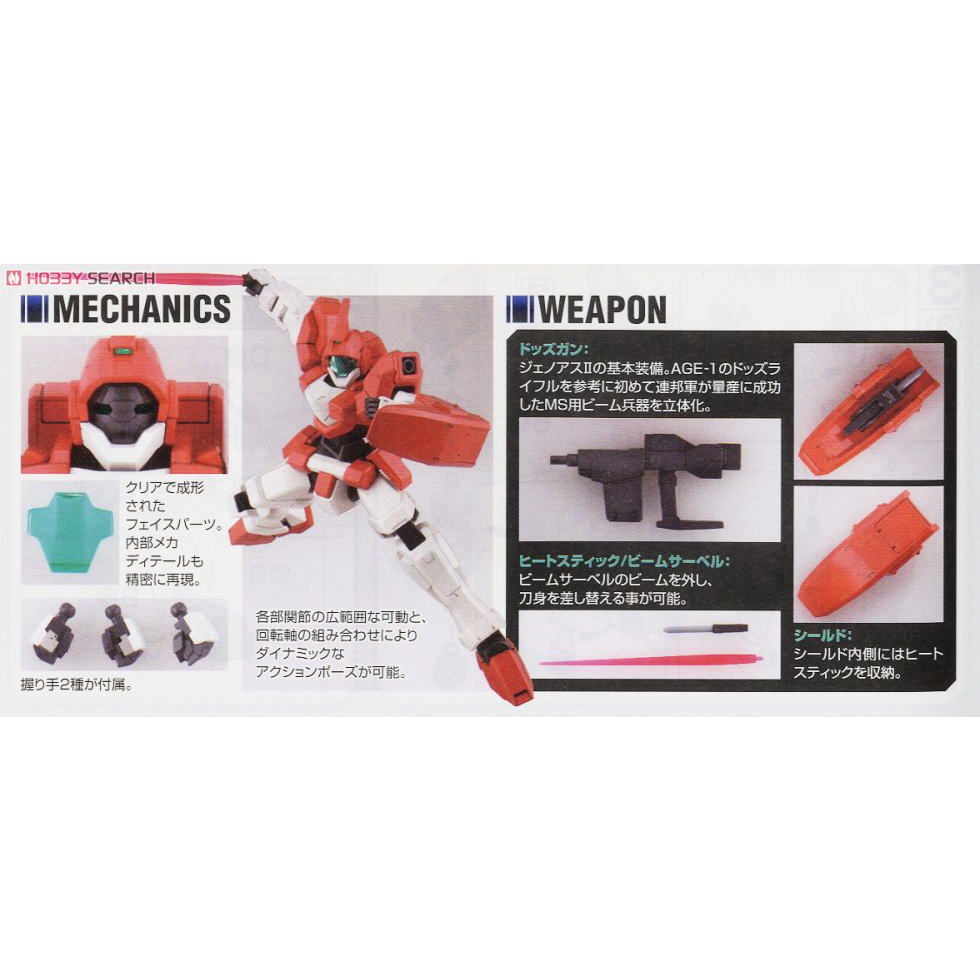 Mô hình lắp ráp HG Age Genoace II Bandai