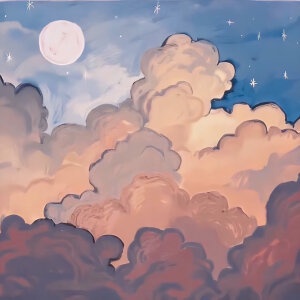 Bộ tranh đính đá 5D tự làm 30x30cm hình ảnh hoàng hôn và chập tối trang trí đẹp mắt