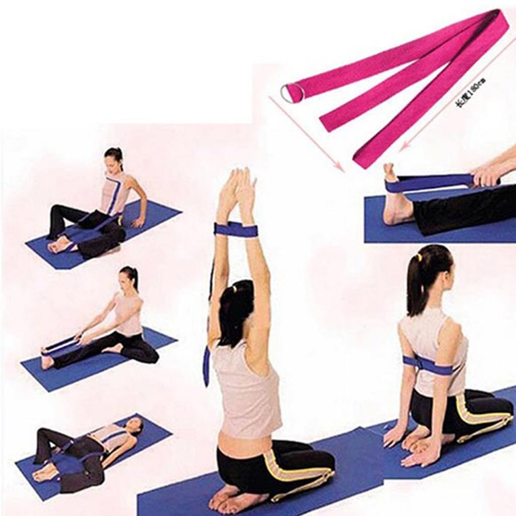 Thảm Tập Yoga Dây Tập Yoga Cotton DTYG01 Loại Tốt Giá Rẻ 2m3 x3,8cm Mềm Mại Thoải Mái Không Bị Cấn Tay [ẢNH CHỤP THẬT]