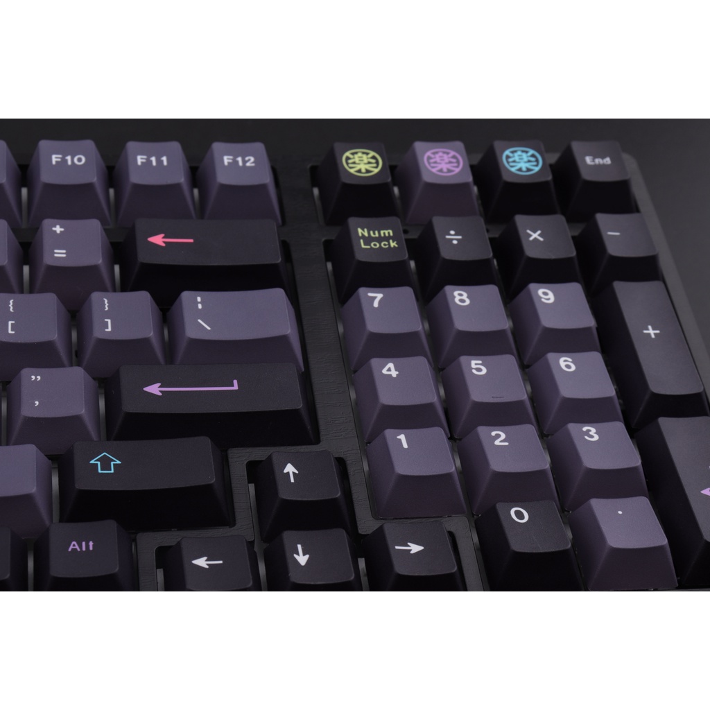 GMK Dracula ＭＯＤＵＬＥ keycaps, 129 phím keycaps Cherry Profile DYE-SUB Cá nhân hóa GMK Keycaps cho Bàn phím cơ / Bàn phím cơ chơi game