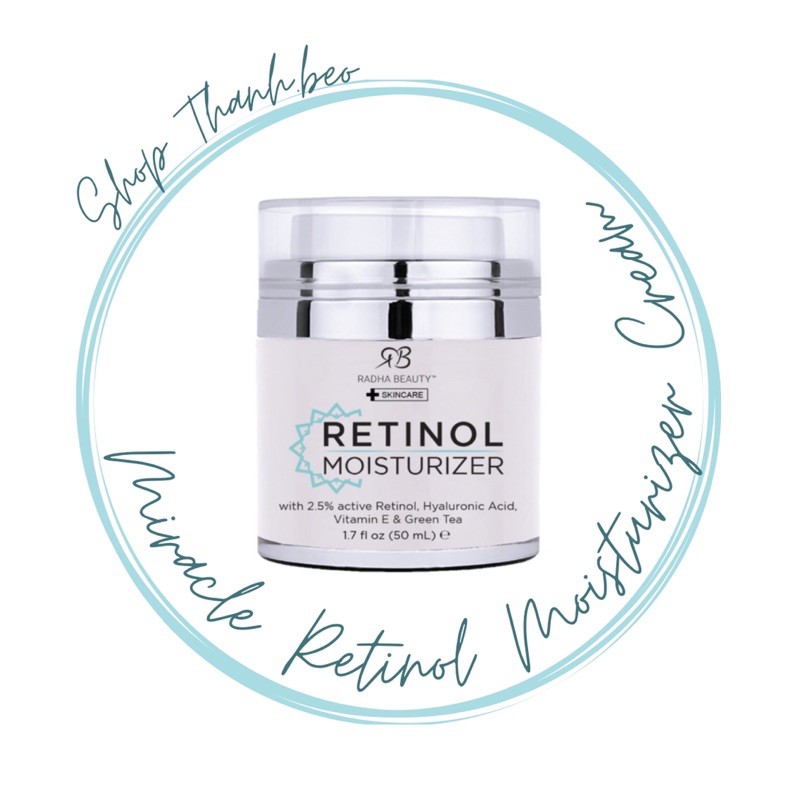 Radha Beauty Miracle Retinol Moisturizer Cream 50ml kem dưỡng da thế hệ mới