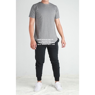 QUẦN JOGGER THUN ĐEN BASIC