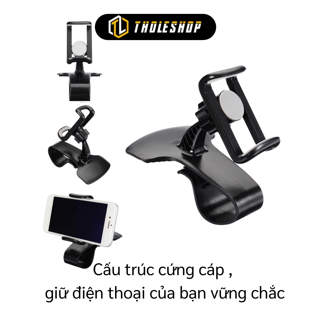 Giá Đỡ Điện Thoại - Giá Đỡ Điện Thoại Trên Ô Tô Có Đế Kẹp Silicon, Xoay 360 Độ 6260