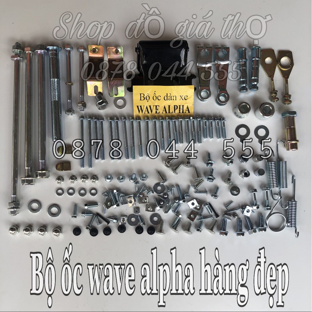 Bộ Ốc Dàn Xe Wave Alpha Hàng Đẹp