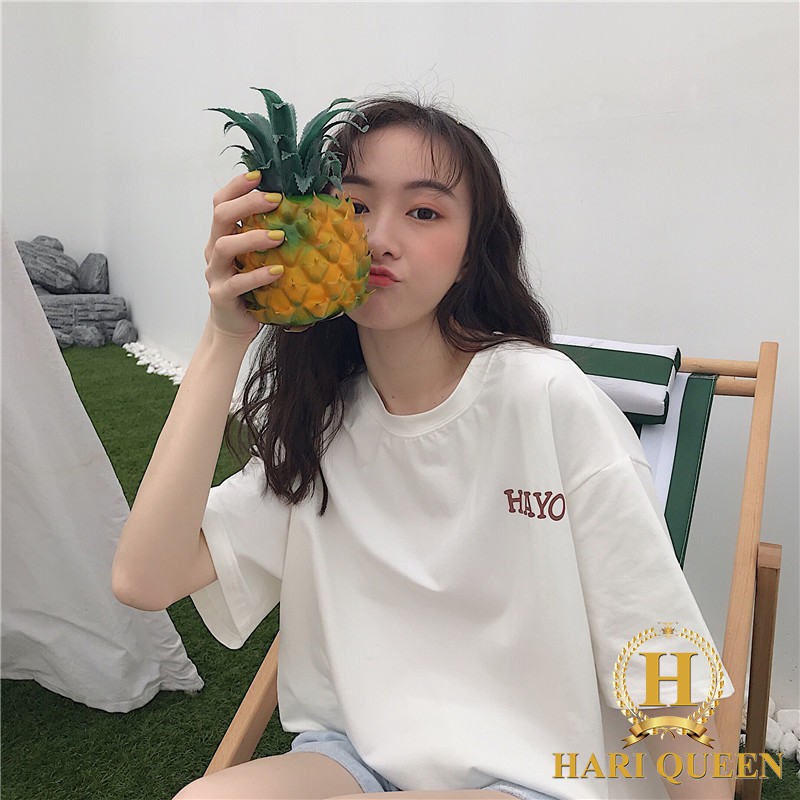 [FREESHIP ĐƠN TỪ 50K] Áo phông HAYO chữ ngực HARI0320