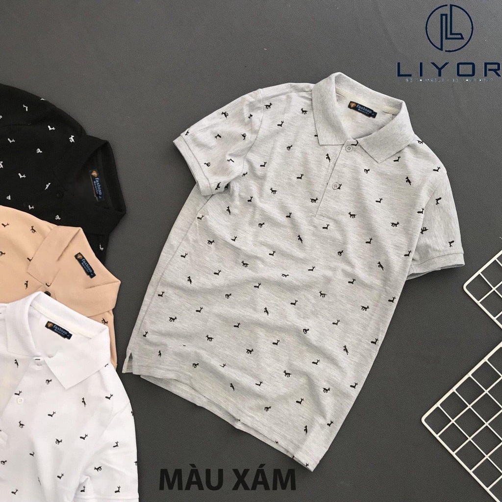 Áo polo nam, áo phông có cổ nam Liyorstore cao cấp form suông TATCS048