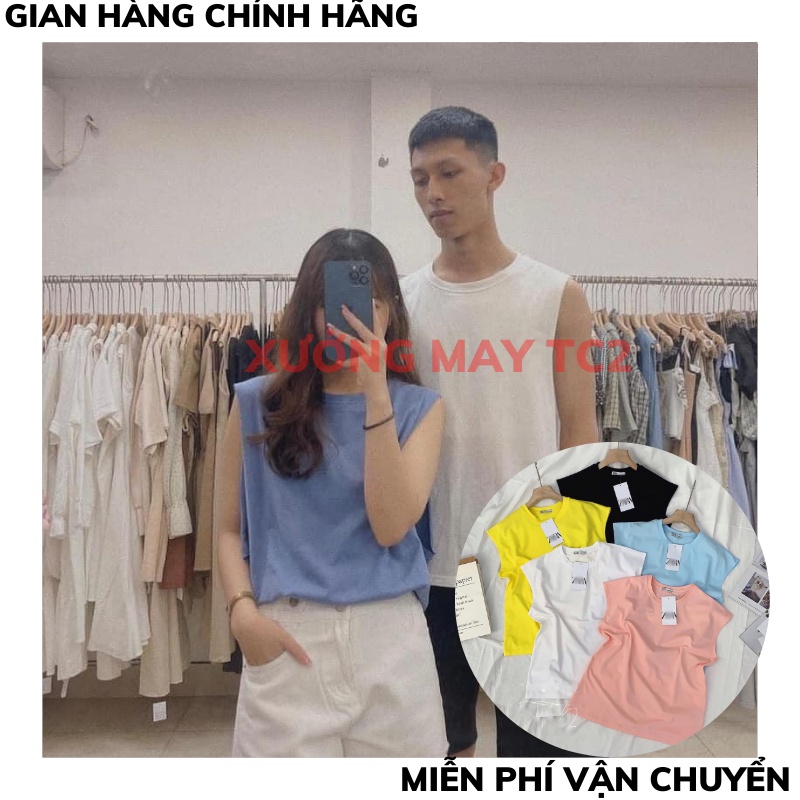 Áo nam nữ ba lỗ/sát nách thời trang bigsize unisex XƯỞNG MAY TC2