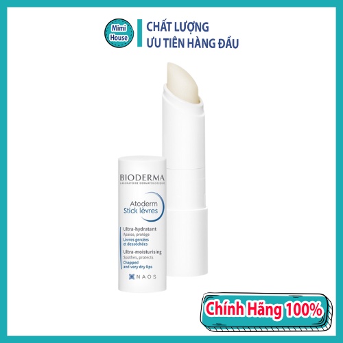 Son dưỡng môi khô nứt nẻ Bioderma Atoderm Stick Levres - 4g _MiMi House