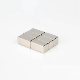 Nam châm chữ nhật 20x10x10mm mạ Niken từ tính mạnh