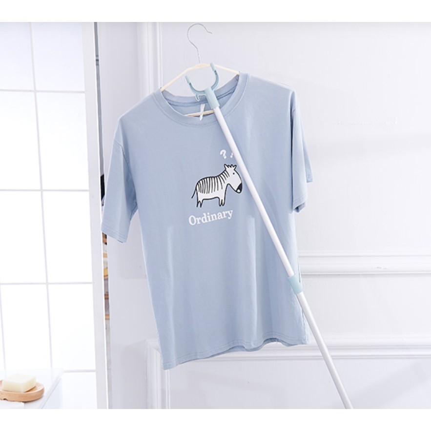 Cây phơi quần áo bằng inox kéo dài 1,5M Cây gậy lấy đồ trên cao có thể kéo dài xếp gọn