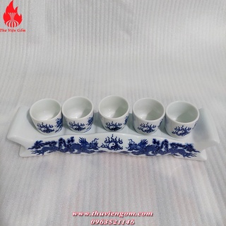 Chén nước thờ bộ kỷ 3-5 chén đồ thờ cúng Bát Tràng