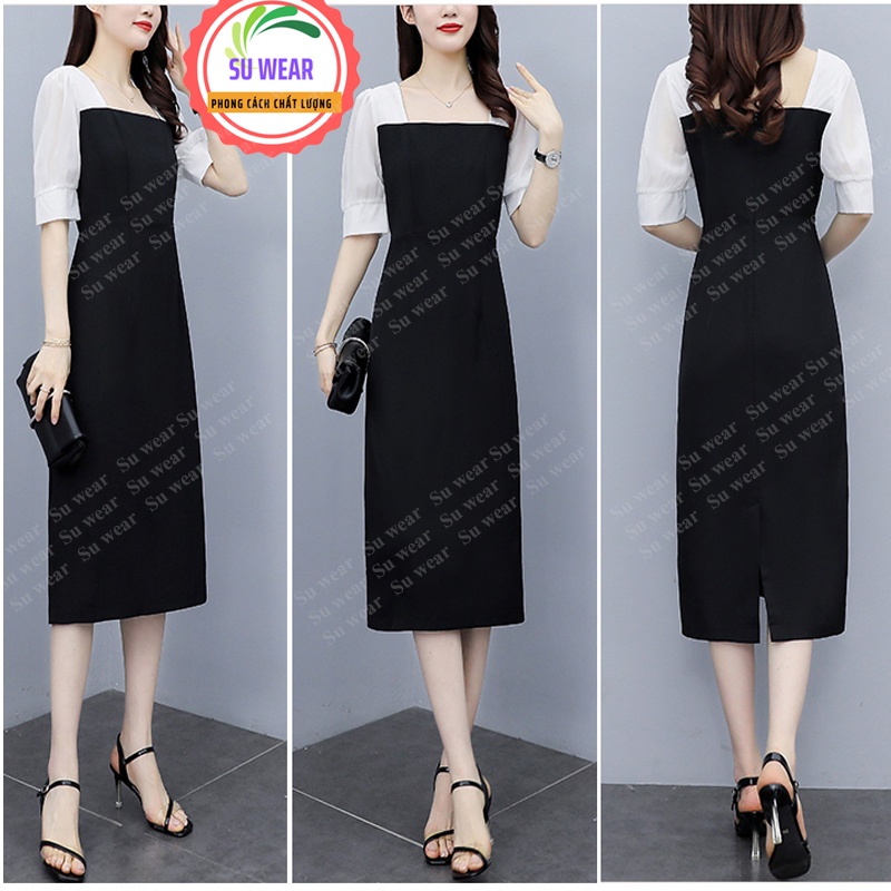 Đầm Ôm Dáng Màu Trơn Thời Trang Mùa Hè Phong Cách Hàn Quốc Cho Nữ dự tiệc, đi làm đi chơi | BigBuy360 - bigbuy360.vn