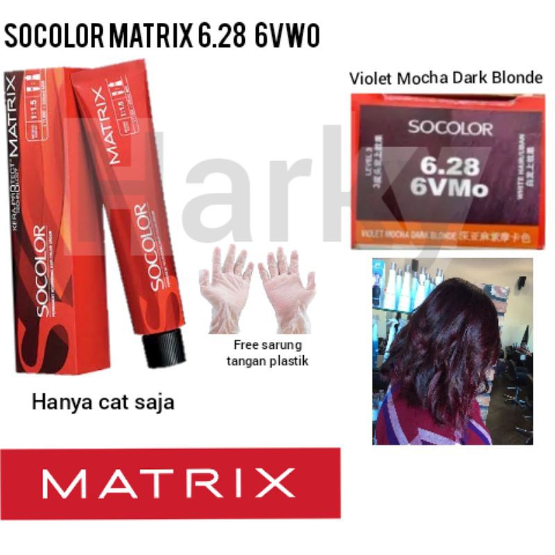 (Hàng Mới Về) Kem Dưỡng Da Mắt Matrix Socolor 6.28 6vmo Violet Mocha 90ml