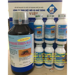 thuốc diệt muỗi Permethrin 50 EC chai 1 lít