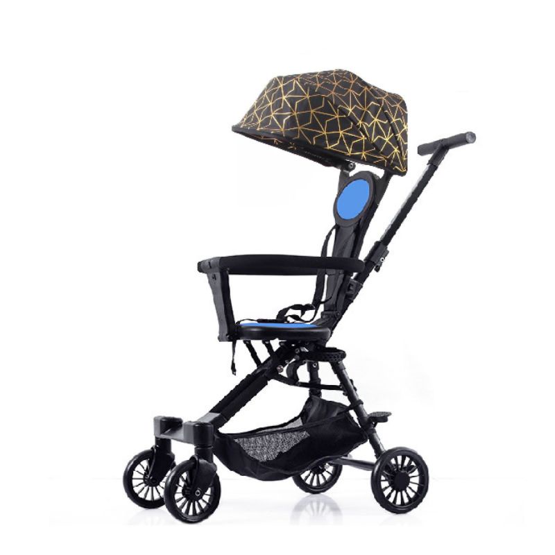 Xe đẩy cho bé gấp gọn,  đảo chiều cải tiến Bánh Xe Lớn.