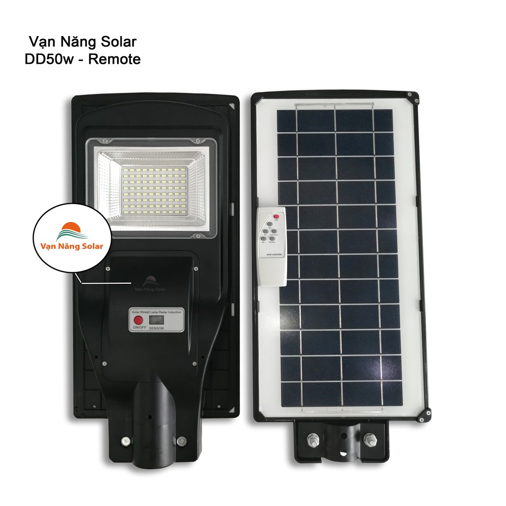 Đèn đường năng lượng mặt trời Vạn Năng Solar 30W 50W 60W 90W 100W 120W - Cam kết Giá thấp nhất thị trường