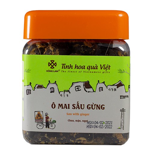 Ô MAI SẤU HỒNG LAM NHIỀU VỊ HỘP 500G