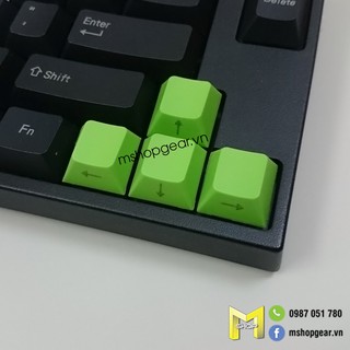 Set keycap điều hướng thick pbt cherry profile xanh lá