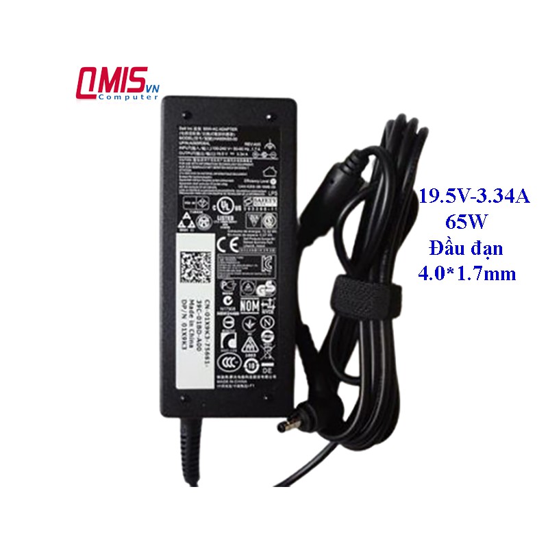 19.5V Sạc laptop Dell 19.5V-3.34A 19.5V-4.62A 19.5V-6.7A 19.5V-7.7A 19.5V-9.23A 19.5V-12.3A - Kim to - Kim nhỏ - Đầu đạn