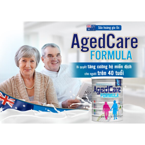 SỮA HOÀNG GIA ÚC AGEDCARE FORMULA  - DÀNH CHO NGƯỜI TRÊN 40 TUỔI