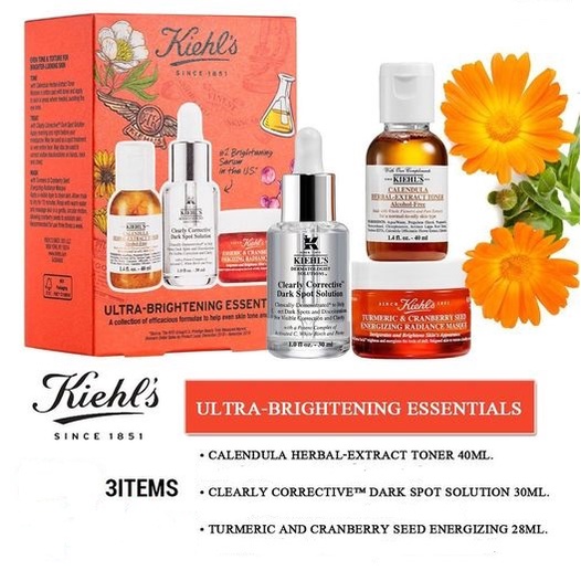 Set dưỡng da 3 món Kiehl's Ultra Brightening Essentials