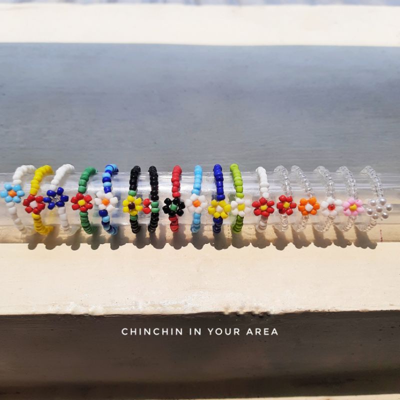 Nhẫn hạt cườm basic