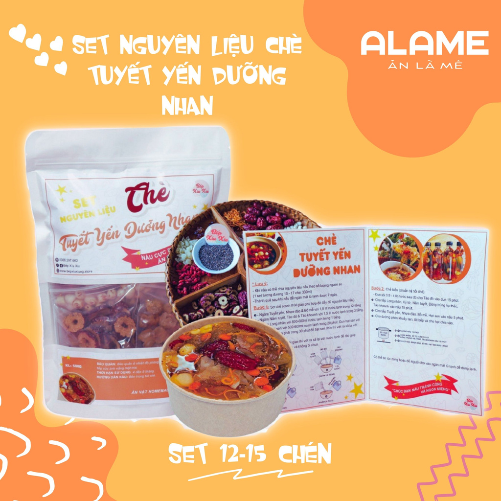 Set chè dưỡng nhan (Set 10 chén) tại ALAME.VN , Nấu ăn & làm bánh, nấu và làm dễ dàng vô cùng hấp dẫn