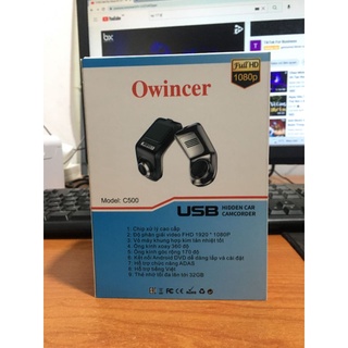 Camera hành trình Android OWINCER C500 siêu nét ( Bảo hành 18 tháng )