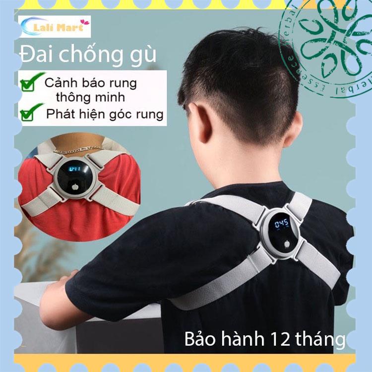 🌟Chống Gù Lưng🌟 Đai Chống Gù Lưng Điện Tử Thông Minh Cảm Biến Rung Tự Động Phù Hợp Người Lớn trẻ em