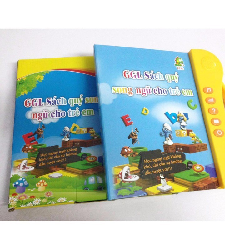 [XẢ KHO+FREE SHIP] Sách nói điện tử song ngữ anh việt kèm bút dạ tích đáp án