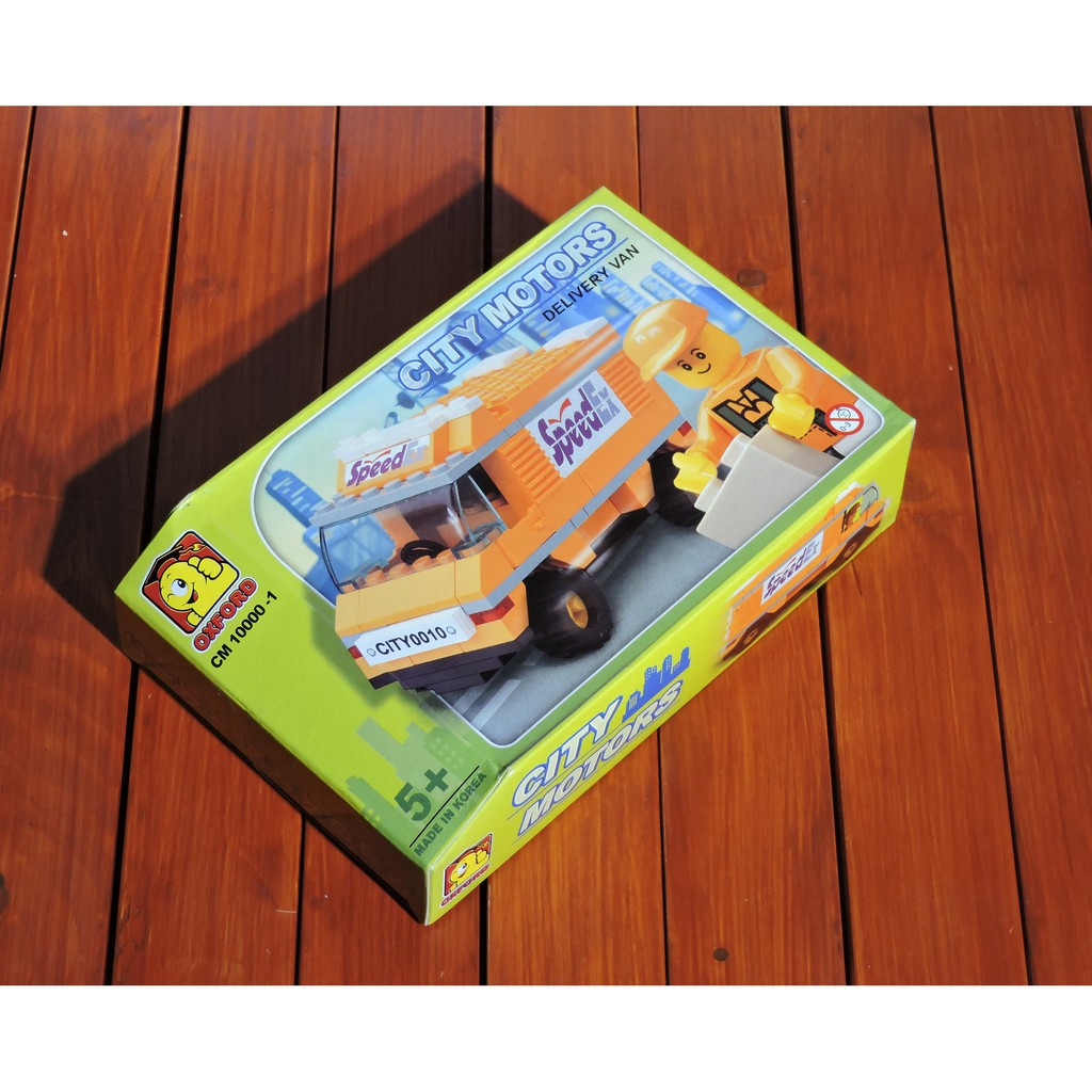 Lắp Ráp Lego OXFORD, Lắp Ráp Mô Hình Xe Đưa Thư