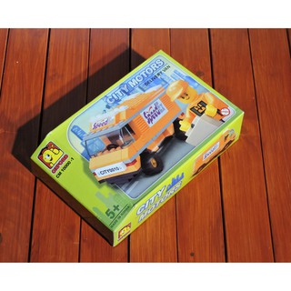 Lắp Ráp Lego OXFORD, Lắp Ráp Mô Hình Xe Đưa Thư