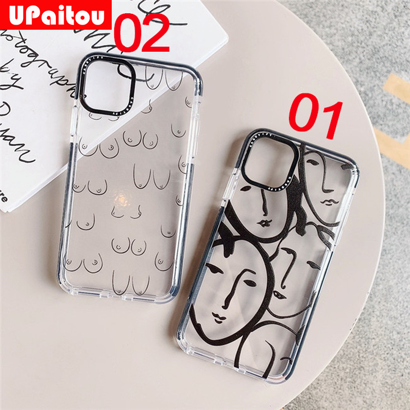 Iphone 11 12 Pro Max Xs Max Xr Se 2020 8 7 6s 6 Plus Ốp Lưng Silicone Họa Tiết Mặt Người Độc Đáo Cho | BigBuy360 - bigbuy360.vn