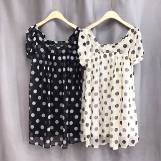 Váy baby doll chấm biii