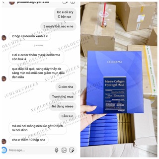 Mặt nạ Cellderma xanh date 2023