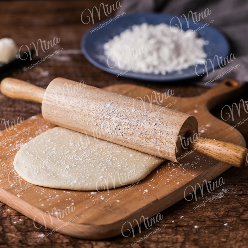 Cán Bột Gỗ có trục xoay