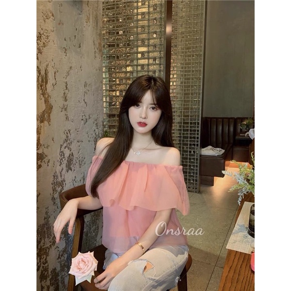 ❤ÁO HỞ VAI XINH NHƯ CÔNG CHÚA❤️