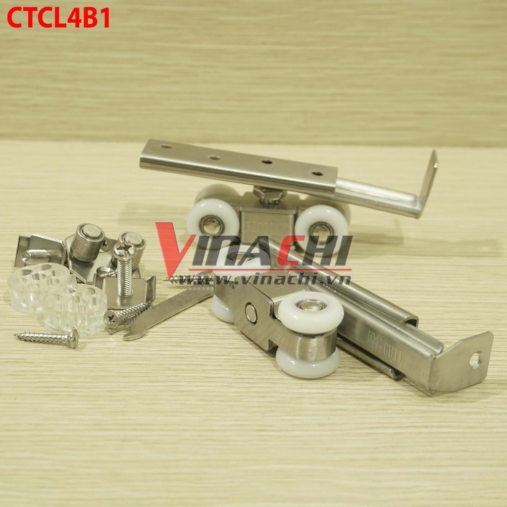 CON TRƯỢT CỬA LÙA 4 BÁNH GUTE - 1 BỘ 2 CÁI hàng cao cấp