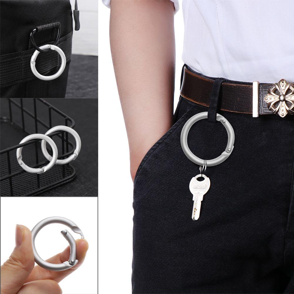 MAYSHOW Bộ 5 Khóa Lò Xo Tròn Đường Kính 3.8cm Cho Thắt Lưng Túi Xách