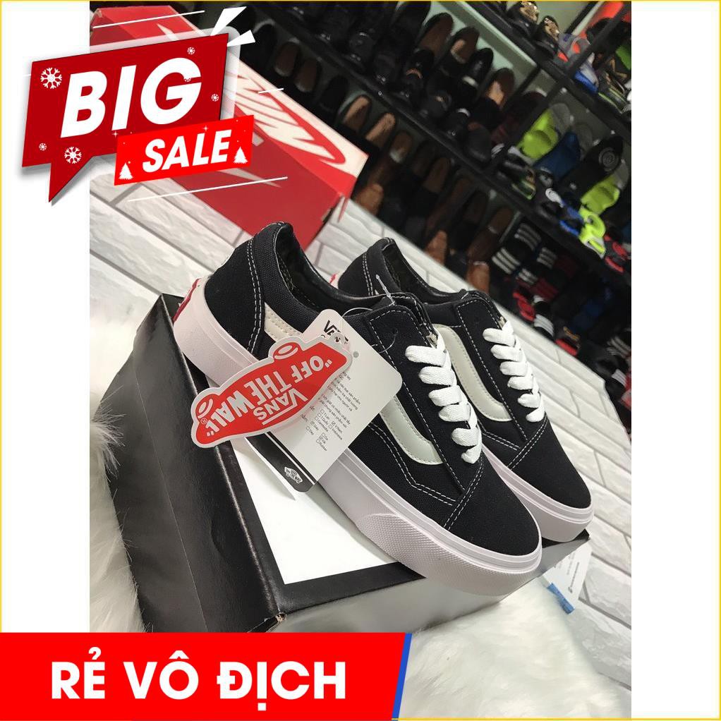 { Xả Kho } GIÀY THỂ THAO VAN OLD SCHOLL MÀU ĐEN Cao Cấp | BigBuy360 - bigbuy360.vn