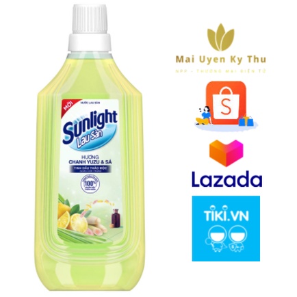 Nước Lau Sàn Sunlight tinh dầu thảo mộc 1kg